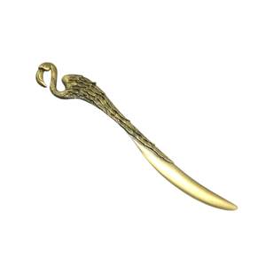 เครื่องเขียนตกแต่งของขวัญที่เปิดจดหมายทองแดงโลหะผสมสังกะสีฟลามิงโกไฟฟ้า - Product Image 2