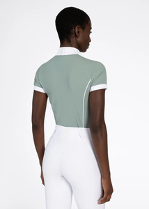 Chemise d'équitation de luxe pour femme, tissu extensible doux, confort longue durée, design élégant prêt pour la compétition, service OEM - Product Image 3