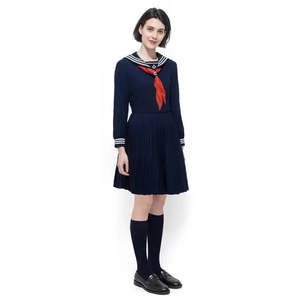 Tenue d'école japonaise inspirée de Silent Hill en coton et polyester pour filles, ensemble hauts pour le lycée, automne-printemps - Product Image 4