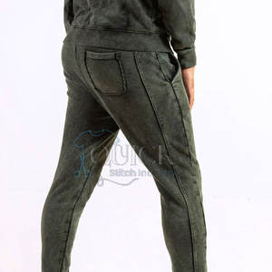 Chándal de invierno transpirable con lavado ácido de gran calidad para correr, ropa informal con logotipo personalizado, 100% algodón al mejor precio - Product Image 4