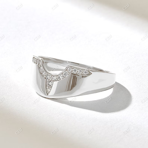 Bague de fiançailles en diamant naturel certifié IGI belle bague élégante déclaration grosse alliance pour les femmes prix usine - Product Image 3