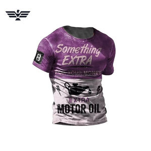 Camiseta gráfica para hombre “Something Extra Motor Oil” Camiseta de algodón estilo vintage Ropa informal de calle - Product Image 1