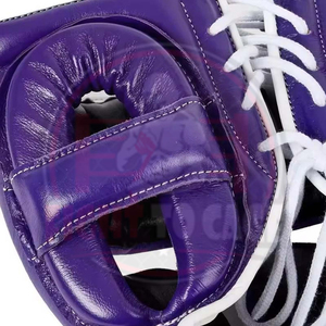 Juegos de Boxeo de Cuero Genuino de Alta Calidad en Color Morado con Diseño Personalizable, Costuras Reforzadas, Servicio OEM/ODM - Product Image 5