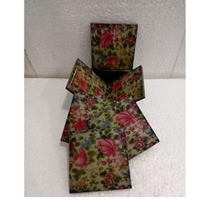 Custom Material Coaster Set Classic Style round Stone Pads for Kitchen Made in India - Product Image 1