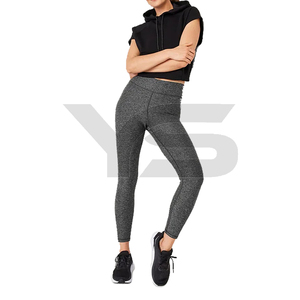Gran oferta de pantalones de Yoga para mujer con logotipo personalizado, mallas elásticas de Spandex de alta calidad para entrenamiento de gimnasio, nuevo diseño transpirable - Product Image 5