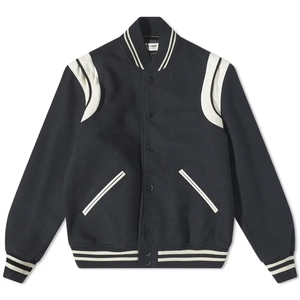 Veste universitaire de baseball Letterman classique et vintage pour hommes, vêtements d'extérieur à manches longues de style rue pour le printemps - Product Image 1