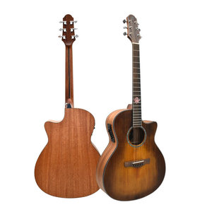 Guitarra Electroacústica Resonadora de Alta Calidad de 40 Pulgadas, Cuerpo de Caoba, Fondo/Lados de Arce, Acabado Brillante, Pastilla H para Bajo Clásico - Product Image 1