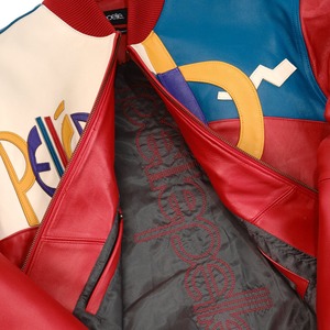 Chaqueta de piel de oveja auténtica de talla grande para hombre, estilo casual deportivo, chaqueta universitaria de piel de cordero francés genuina - Product Image 6