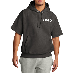 Sudadera con Capucha para Hombre de Alta Calidad, Diseño Nuevo, Personalizada, con Bolsillo Bordado, Teñido Liso, 100% Algodón, Talla Grande, OEM - Product Image 2