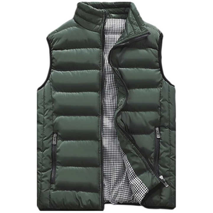 Chaqueta acolchada informal de calidad superior para hombre, chaleco con cuello levantado en talla grande, estilo de calle, precios bajos para inviernos - Product Image 5