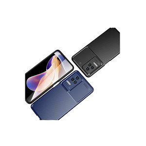 Funda de Silicona Premium Negra JoieCreatif para Xiaomi Poco F4, Azul Marino, Antigolpes, Protectora, Estilo Moderno - Product Image 6