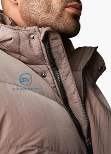 Veste d'hiver matelassée pour homme personnalisée 2025, broderie personnalisée, haute qualité, taille plus, veste à bulles personnalisée, veste matelassée OEM - Product Image 4