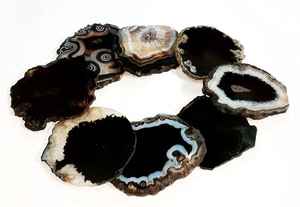 Sous-verre en résine brillante de qualité supérieure, style bohème, fait à la main pour les tasses à café et à thé, surface lisse de haute qualité, origine Inde - Product Image 2