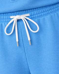 <b>Women</b> Sky Blue Quarter Zip Polo Shirt And Drawstring <b>Shorts</b> Two Piece Tracksuit Athletic Sportswear <b>Set</b> <b>For</b> <b>Women</b> Gym WearFit - Product Image 4