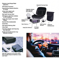 Ventes exceptionnelles - Détecteur de radar laser MAX cam 360c et caméra embarquée, GPS de navigation à grande portée