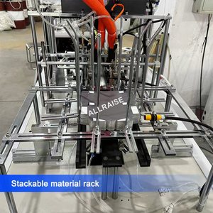 Automatische PE-beschichtete Papier-Lunchbox Kraftpapier-Geschenkverpackungsmaschine Rechtwinklige Papierbox-Formmaschine - Product Image 2