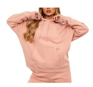 Sweat à capuche à manches longues pour femmes, logo personnalisé, décontracté, ensemble unisexe - Product Image 3