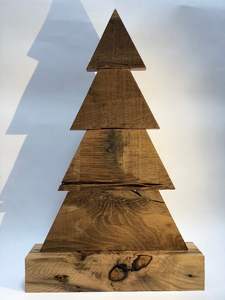 Árbol de Navidad de madera maciza 2024 con calidad Premium para decoración de festivales a un precio asequible - Product Image 6