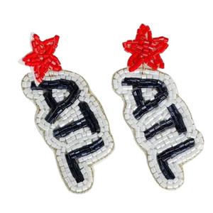 Proveedor de Aretes Bordados a Mano al por Mayor para Fiestas, para Mujeres y Niñas - Product Image 3