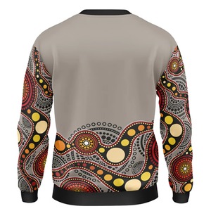 Sudadera de Cuello Redondo de Algodón Personalizada de Alta Calidad para Hombre, Sudadera Lisa Teñida, Sudadera Deportiva de Felpa, Sudadera Negra de Invierno - Product Image 2