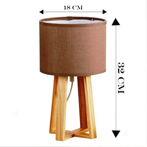 Lampe de table PRODUIT DE VENTE CHAUDE Lampe de table en bois ARTISANAT - Product Image 5