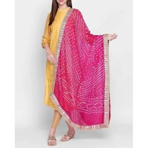 ผ้าคลุมไหล่ไหมบันดาห์นีลายพิมพ์กอต้าปาตี - Product Image 4