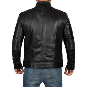 Chaqueta de cuero elegante y a la moda, de buena calidad, la más vendida, al precio más bajo, nuevo diseño, 100% cuero puro para hombre - Product Image 3