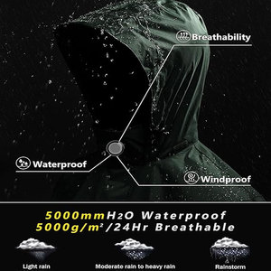 แจ็กเก็ตกันลมสำหรับผู้ชายแจ็คเก็ตทำงานกลางแจ้งแบบลำลองมีปกตั้ง - Product Image 4