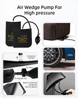20 pièces outil d'urgence de voiture outil de déverrouillage de porte longue portée outil de démontage de garniture automatique kit de verrouillage de voiture avec pompe