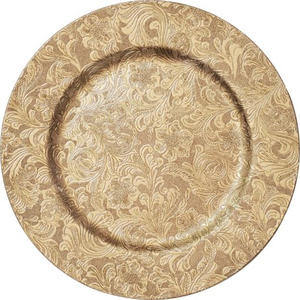 Napperons en bois Plaques de réglage de table élégantes Assiettes de chargeur décoratives Assiette de chargeur en bois ronde par les fournisseurs indiens - Product Image 2