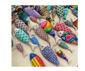 Vietnam Wooden <b>Fish</b> Crafts Hand-Painted, Eco-Friendly Wooden <b>Fish</b> Ready in Bulk for Export with Attractive Pricing & Offers - Product Image 3