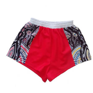 Short d'uniforme de rugby à cordon de serrage en polyester respirant sublimé personnalisé poche durable à fermeture éclair sport antibactérien à séchage rapide - Product Image 6