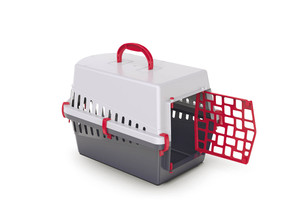 Portador de plástico portátil lavable duradero con estilo italiano para gatos y perros pequeños - Product Image 2