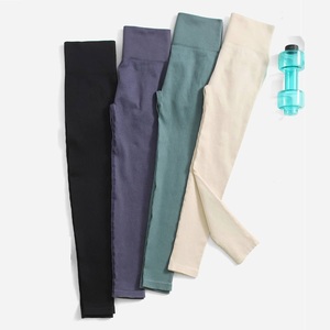 New arrival Women High Waist Fleece Lined Workout Leggings With Pockets Warm <b>Thermal</b> Yoga <b>Pants</b> for Running Made in Bangladesh - Product Image 6