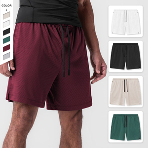 Pantalones cortos deportivos para hombre, de secado rápido, transpirables, de poliéster, diseño informal Con agujeros para el verano, novedad, Popular Plus Active Bottoms, envío DDP - Product Image 6