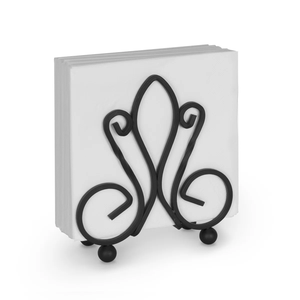 Servilletero de Metal de calidad Superior, diseño único, servilletero de Color negro para decoración de mesa, servilletero para hoteles - Product Image 1