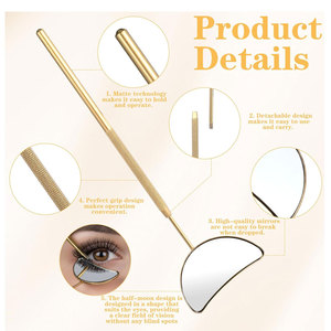 Espejo de Pestañas Portátil Personalizado, Ideal para Maquillaje de Salón y Viajes, Espejo de Pestañas Profesional Personalizado - Product Image 3