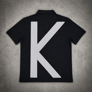 เสื้อยืดพิมพ์ลายตามสั่ง 200gsm สีดำ คอกลม เสื้อโปโลชาย ปักลาย ผ้าฝ้าย 100%  แบบส่วนตัว สไตล์ Y2K ทรงโอเวอร์ไซส์ ทรงบ็อกซี่ หรูหรา - Product Image 2