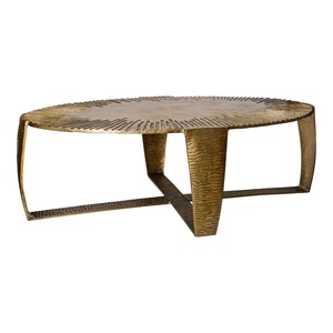 Table basse moderne en métal de style européen Mobilier de maison réglable pour salon salle à manger hôtel ou appartement abordable - Product Image 1