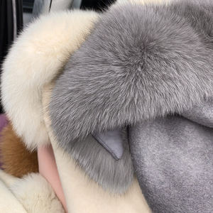 Cappotti di Lusso da <span class=keywords><strong>Donna</strong></span> 2024 in Vera Lana Cashmere, Giacche di Pelliccia Vera di Lusso, Abbigliamento Streetwear, Eleganti Cappotti <span class=keywords><strong>Oversize</strong></span> in Pelliccia di Alpaca - Product Image 6