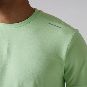 Camiseta transpirable Spandex de algodón con cuello redondo para gimnasio para hombres, deportes, nueva llegada, entrenamiento de secado rápido, correr Atlético - Product Image 5