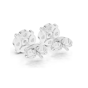 Boucles d'oreilles en diamant de laboratoire 0,34 CT pour femmes, clarté VVS-VS EF, or 18 carats, 14 carats, 10 carats et argent 925, or rose, or jaune, or blanc - Product Image 6