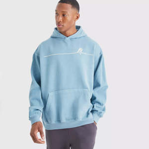 Vente en gros Nouveauté 2025 Sweat-shirts à capuche pour hommes 100% coton polaire, légers, décontractés, élégants, personnalisés, brodés et unis - Product Image 1