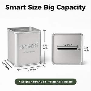 Boîte de Rangement pour Lames de Rasoir en Acier Inoxydable, Conteneur de Dépose Sûr pour Lames Usagées, Accessoires de Rasage Durables (Argent) - Product Image 4