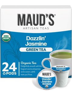 Maud's Organic Jasmine Green <b>Tea</b> Pods, 24 ct, Single Serve <b>Tea</b> Pods - Product Image 5