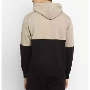 Men's Custom Logo Embroidered Hoodie Wholesale Solid Pattern Winter Sweatshirts Polyester/Cotton Material Fleece Sweatshirts - Product Image 2