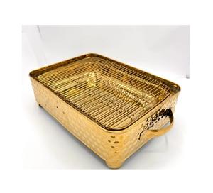 Gril de barbecue compact en laiton avec distribution efficace de la chaleur pour les petits espaces - Product Image 5