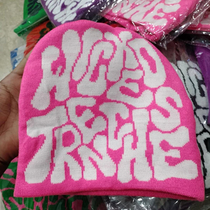 Gorros de Punto Acrílicos Unisex, Elegantes, Cálidos, Transpirables, Impermeables, Cómodos, Casuales, para Clima Frío, Color Personalizado, Ajustables - Product Image 6