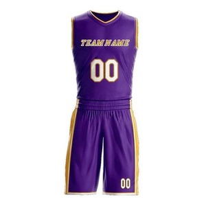 Vente de gros Dernière conception Ensemble uniforme de basket-ball uni réversible Maillot de basket-ball personnalisé Vêtements de sport de base pour hommes - Product Image 3