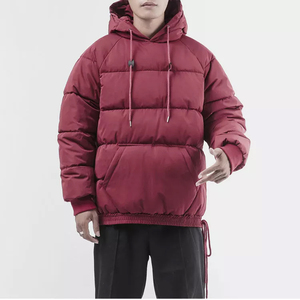 Chaqueta acolchada de hombre de alta calidad con diseño de OEM al por mayor para uso informal en la calle en invierno, chaqueta acolchada personalizada a precio bajo - Product Image 5